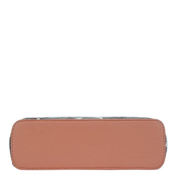 Handcrafted Olive Green Print Fabric Top Handle Handbag, Ladies Satchel Purse - Picture 6 of 11